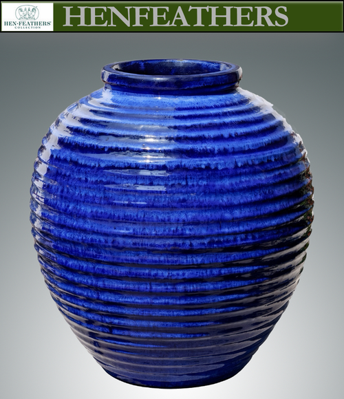 Delos Jar -Rivera Blue