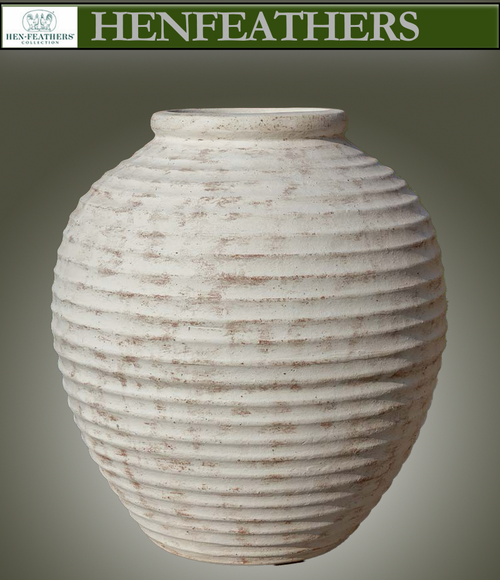 Delos Jar -Whitewash