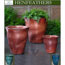 Foxglove Glazed Planter - Set of 3