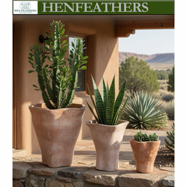 Foxglove Planter, Tall - Terra Cotta - Set of 3