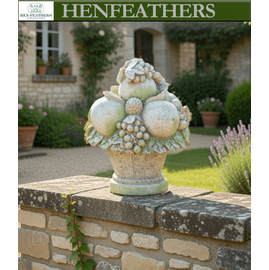 French Weave Fruit Basket Finial{USA}n