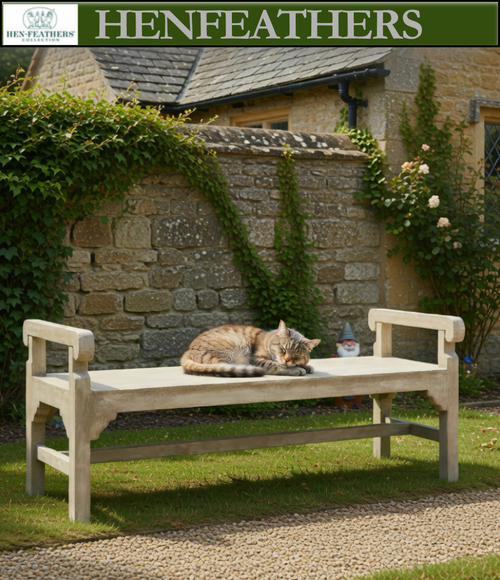 Garden Scroll Faux Bois Bench/Table (n)