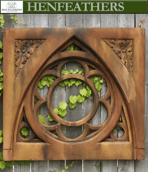 Gothic Architectural Garden Wall Piece or Looking Glass