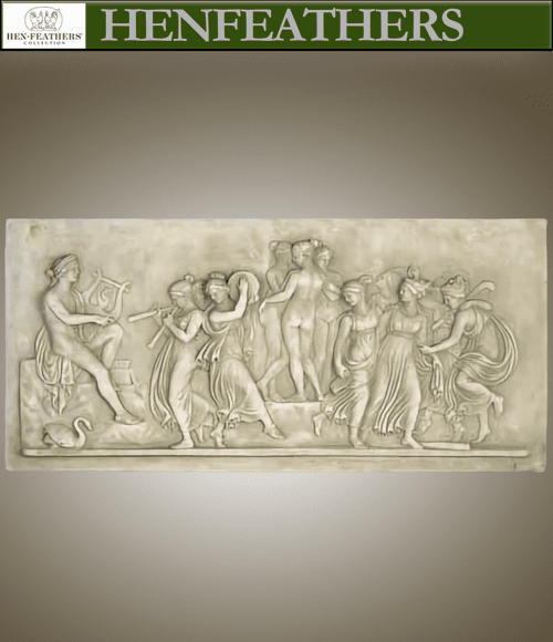 Grand Apollo & The Muses Frieze - 62" Wide