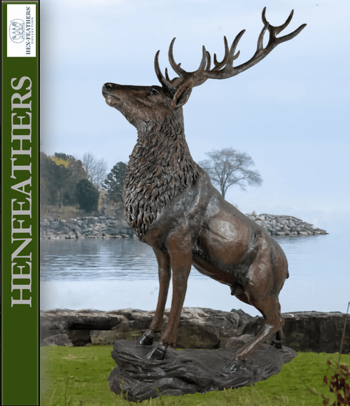 Grand Cascade Bronze Elk