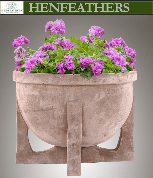 Grey Bowl on Stand