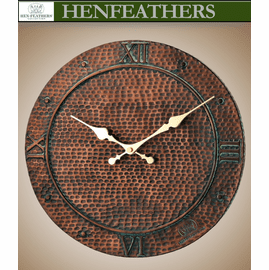 Hammered Copper Clock