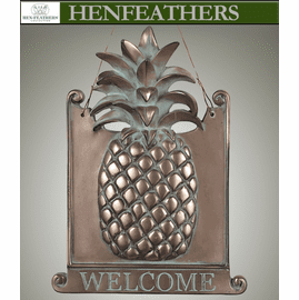 Island Pineapple Welcome Plaque