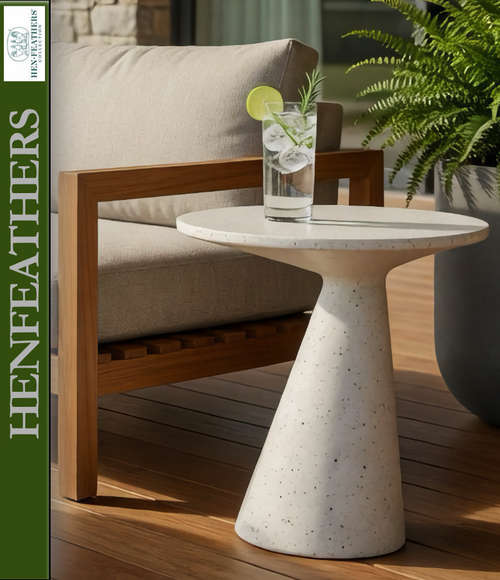 Jetson Terrazzo Cantilevered Side Table