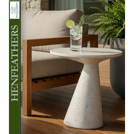 Jetson Terrazzo Cantilevered Side Table