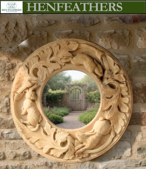 Leaping Lapin Garden Mirror
