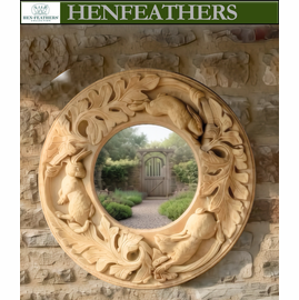 Leaping Lapin Garden Mirror