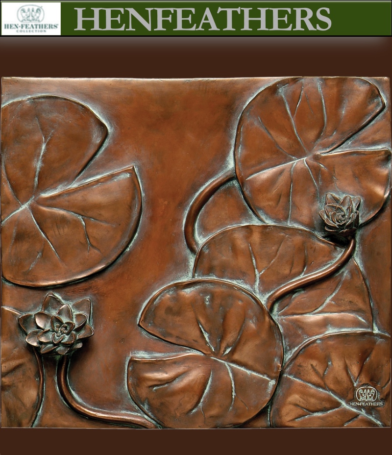 Lily Pad Wall Decor Garden Decor HenFeathers