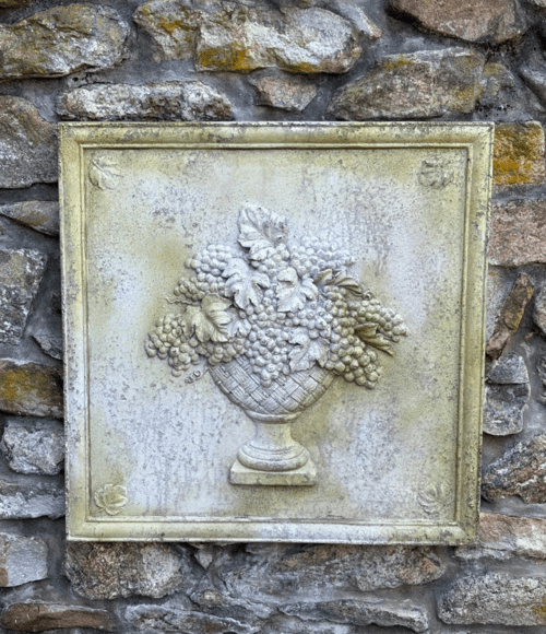 Majestic Grapevine Urn Plaque