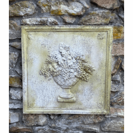 Majestic Grapevine Urn Plaque