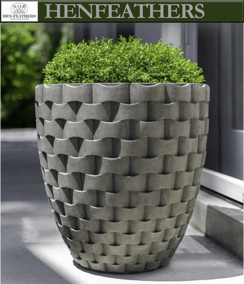 Montreaux Weave Tall Round Planter
