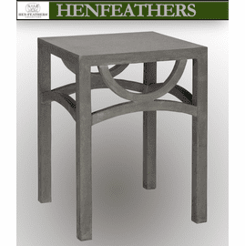 Moongate Faux Bois Side Table