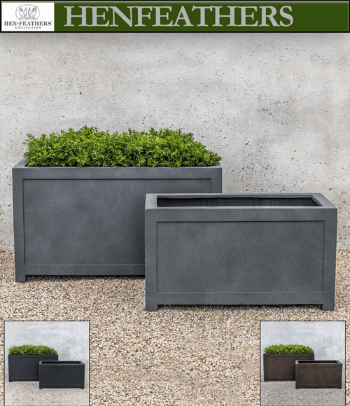 Oxford Rectangle Planter - HenFeathers