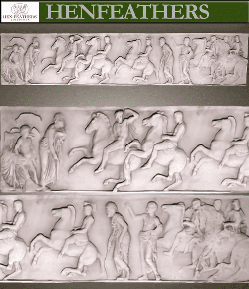 Parthenon West Frieze - 58" Wide
