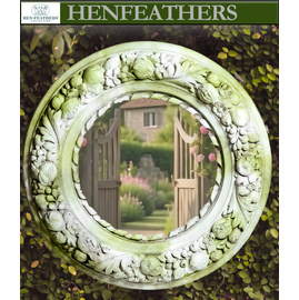 Pomegranate & Acanthus Looking Glass Outdoor Mirror