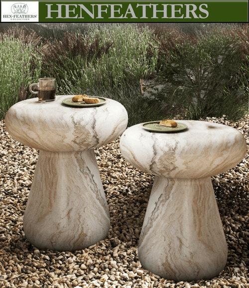 Prato Outdoor End Tables Pair