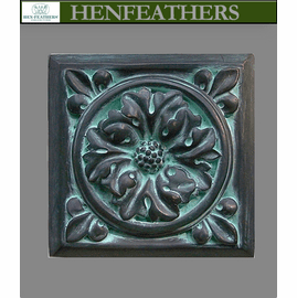 Rosette Bronze Wall Tile 7"