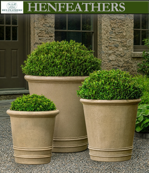 Round Rolled Rim Planter - Terra Antique