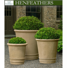 Round Rolled Rim Planter - Terra Antique