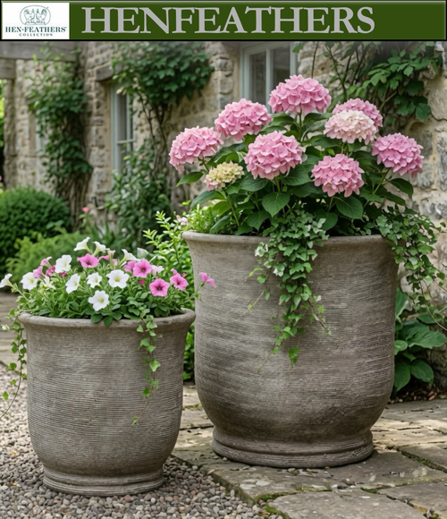 Sami Urn - Antico Terra Cotta - Set of 2