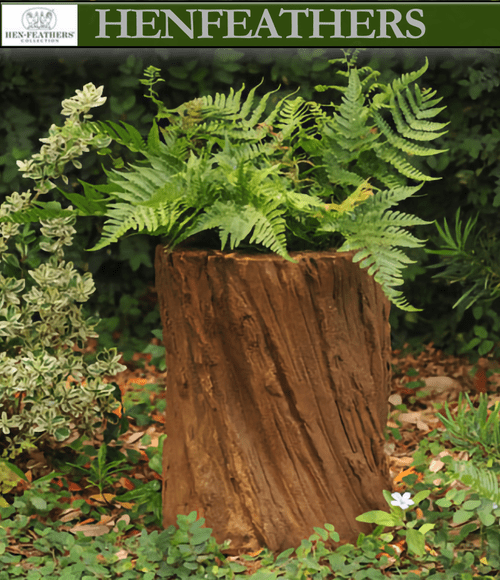 Saranac Faux Bois Log Planter {USA}n