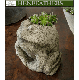 Stone Frog Planter