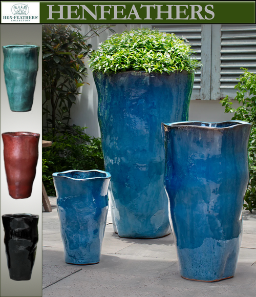 Tall Foxglove Planter - Set of 3