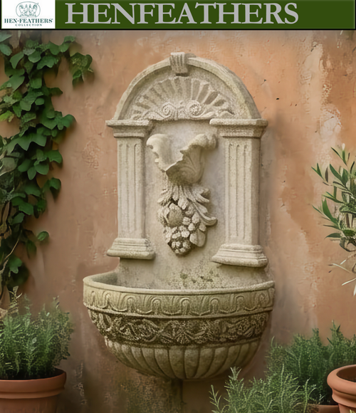 Tuscan Grapevine Courtyard Fountain