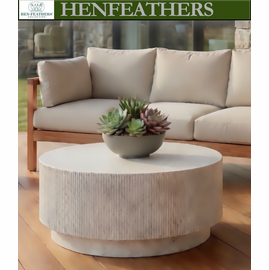 Veneto Ridged Terrazzo Cocktail Table