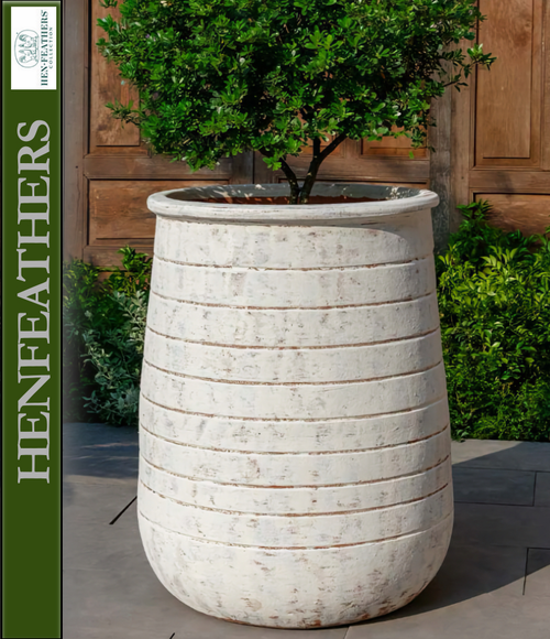 Ventoux Planter - Tall - Whitewash