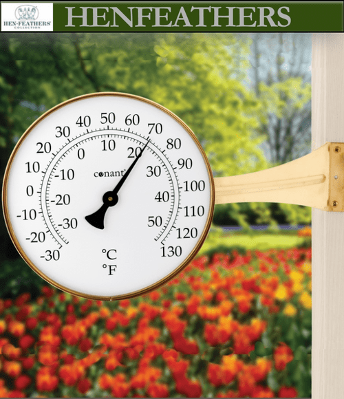 Original Vermont Outdoor Thermometer - Brass