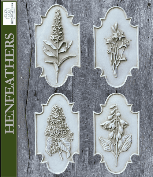 Vintage Botanical Studies Set of 4