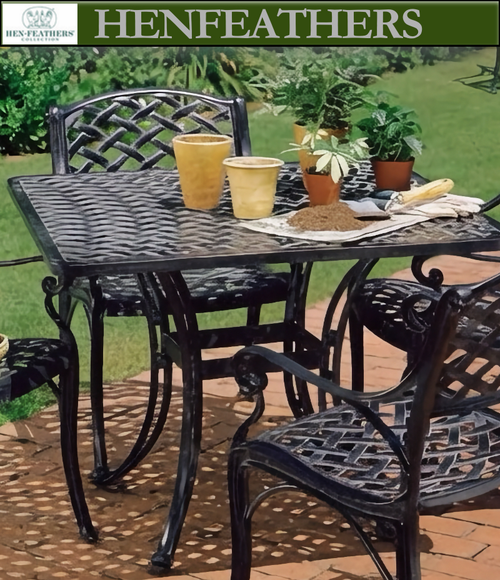 Woven Arch Square Patio Table 38" {USA}n