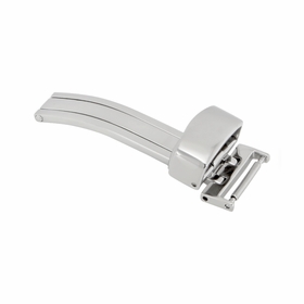 14mm Shiny Silver Tone Foldover Clasp 14mm Shiny Silver Tone Foldover Clasp