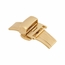 16mm Satin Gold Tone Push Button Butterfly Clasp