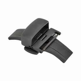 20mm Satin Silver Tone Push Button Butterfly Clasp 20mm Satin Silver Tone Push Button Butterfly Clasp