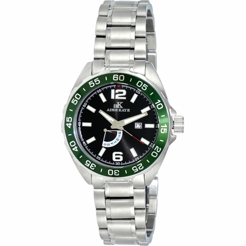 Adee Kaye AK6261-M(BKGN) AK6260-M Mens Quartz Watch
