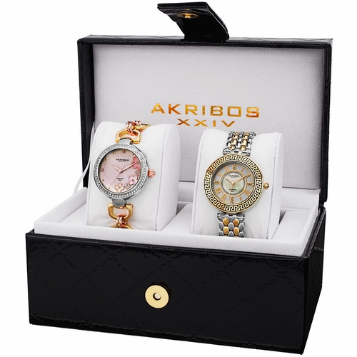 Akribos XXIV P50143 Set Ladies Quartz Watch