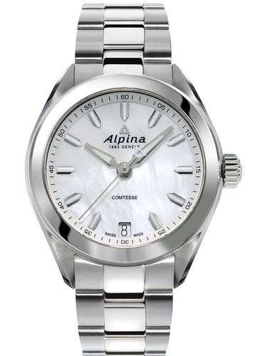 Alpina AL-240MPW2C6B Comtesse Ladies Quartz Watch