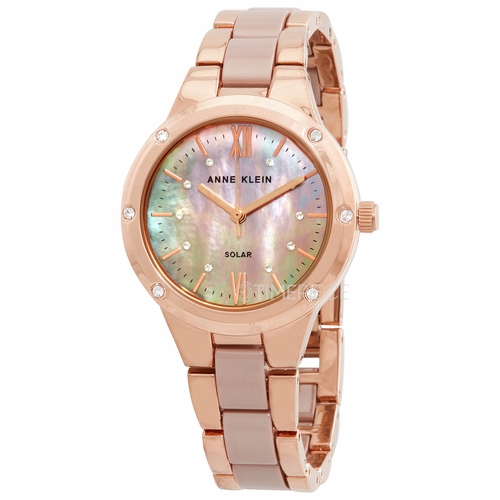 Anne Klein AK/3758TPRG Ladies Solar Watch Anne Klein AK/3758TPRG Ladies Solar Watch
