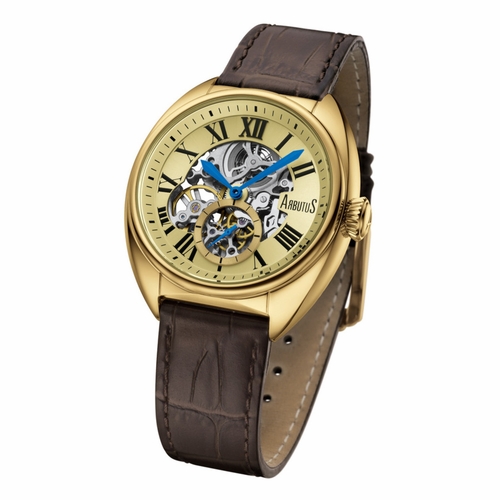 Arbutus AR1701GGF 5th Ave Mens Automatic Watch