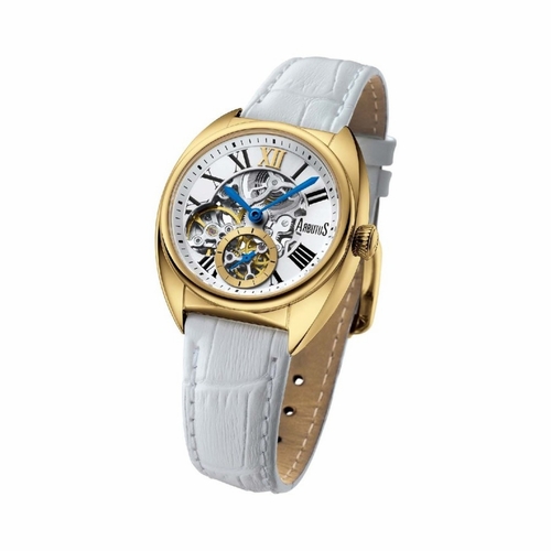 Arbutus AR1702GWW 5th Ave Ladies Automatic Watch
