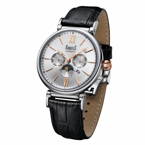 Arbutus AR1710SWB 5th Ave Mens Automatic Watch