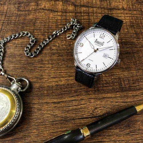 Arbutus ARS1609SWB Swiss-made Collection Mens Automatic Watch