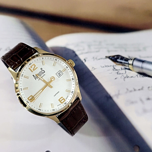 Arbutus ARS1613GWF Swiss-made Collection Mens Automatic Watch